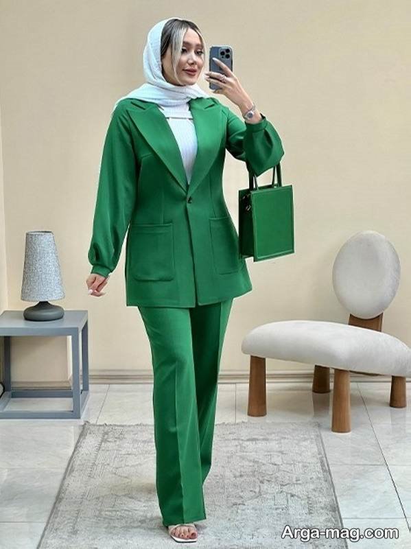 کت و شلوار زیبا زنانه