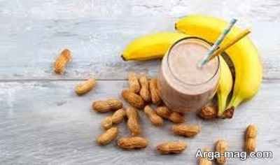 دستور تهیه سموتی کره بادام زمینی
