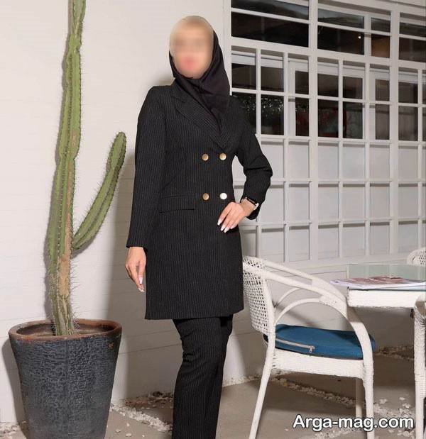 مدل لاکچری مانتو اداری