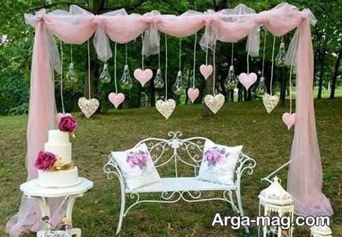 دیزاین فانتزی تولد در فضای باز
