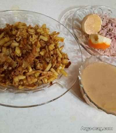 طرز تهیه سیرابی سرخ شده