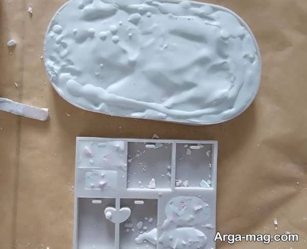 درست کردن کاردستی با گچ