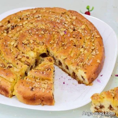 مواد نان شیرمال مغزدار