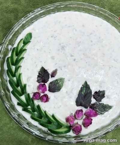رسپی ماست و خیار