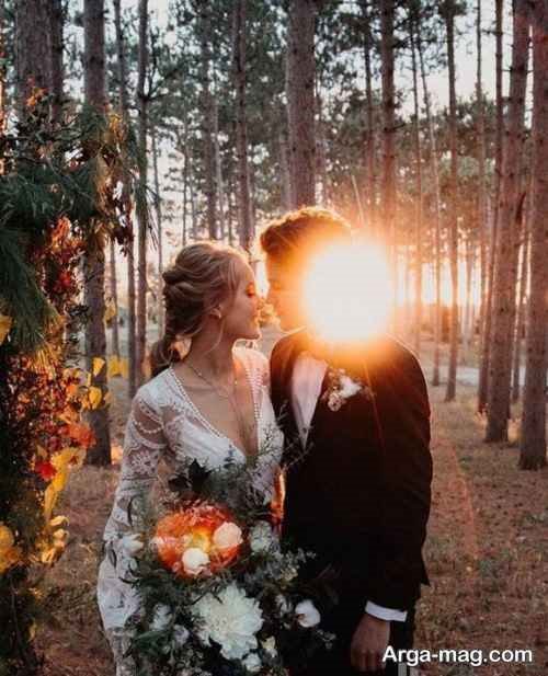 مدل عکس پاییزی عروس