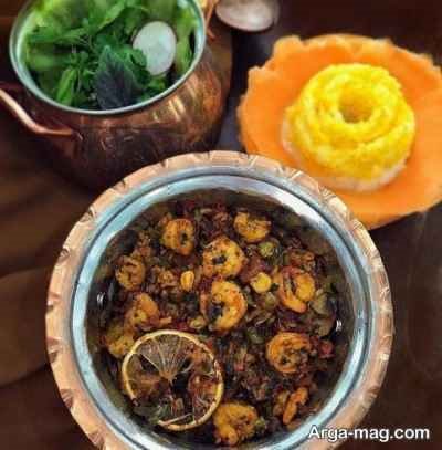 روش پخت میگو عربی