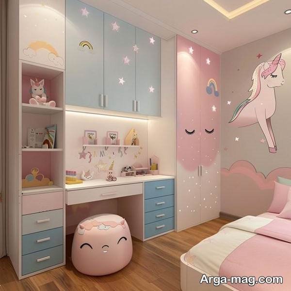 دکوراسیون لاکچری اتاق کودک 