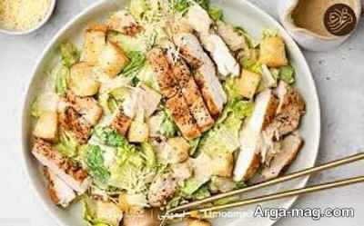 طرز تهیه سالاد فیله مرغ