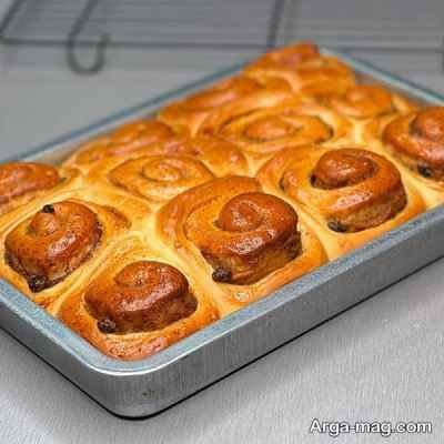 طرز تهیه نان سیب و دارچین