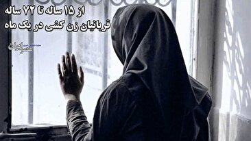 از 15 ساله تا 72 ساله، قربانیان زن کشی در یک ماه (فیلم)