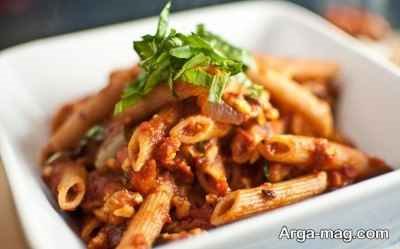 طرز تهیه پاستا گوشت و ریحان
