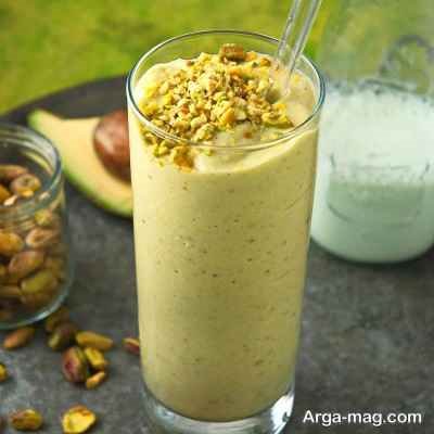 دستور تهیه اسموتی پسته