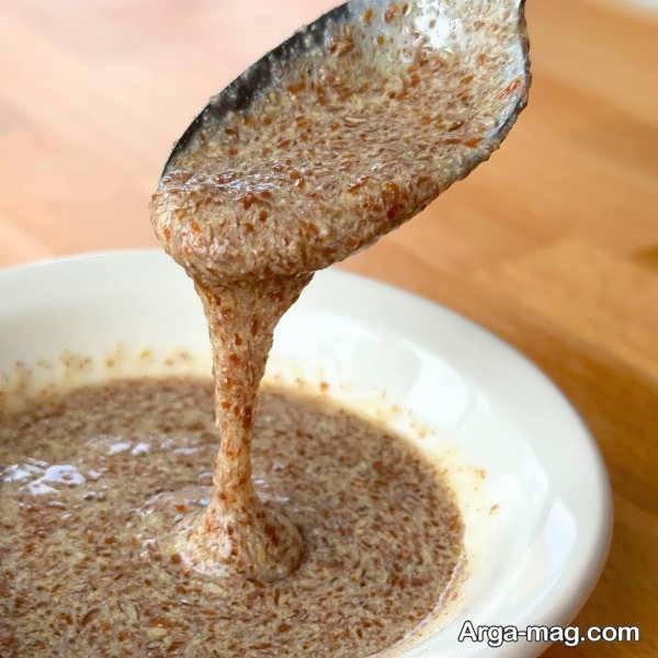 ماسک صورت دانه کتان