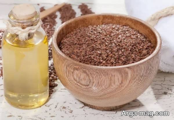 ماسک صورت دانه کتان