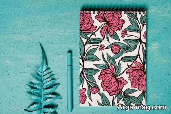 زیباترین ایده تزیین جلد دفتر