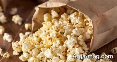 طرز تهیه پاپ کورن بدون روغن