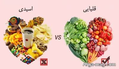 آشنایی با غذا های اسیدی و مضر برای بدن 