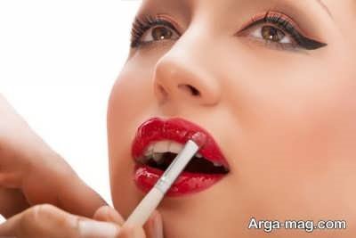 نحوه رژلب زدن 