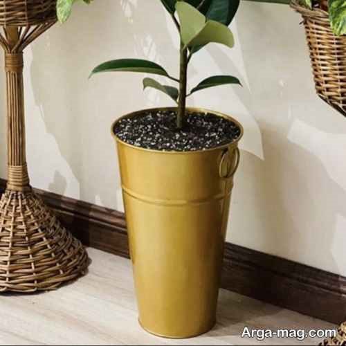 گلدان آلومینیومی برای کافه