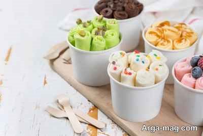 طرز تهیه بستنی رولی و نکات کلیدی آن