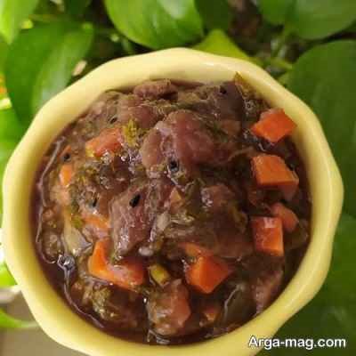 مواد ترشی بادمجان و هویج