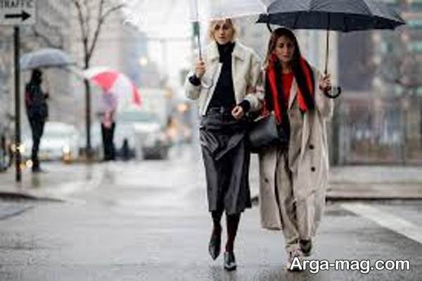 ایده خاص تیپ مناسب روز بارانی