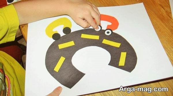 ایده کاردستی زیبا حرف انگلیسی