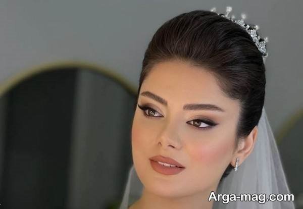 آرایش چشم زیبا عروس 