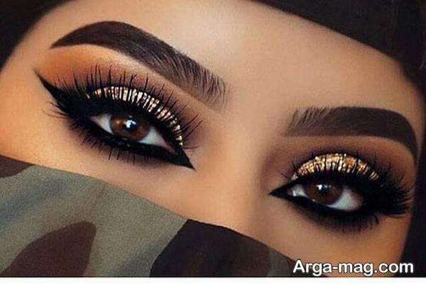 مدل متفاوت آرایش چشم عروس 