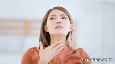حس چیزی در گلو