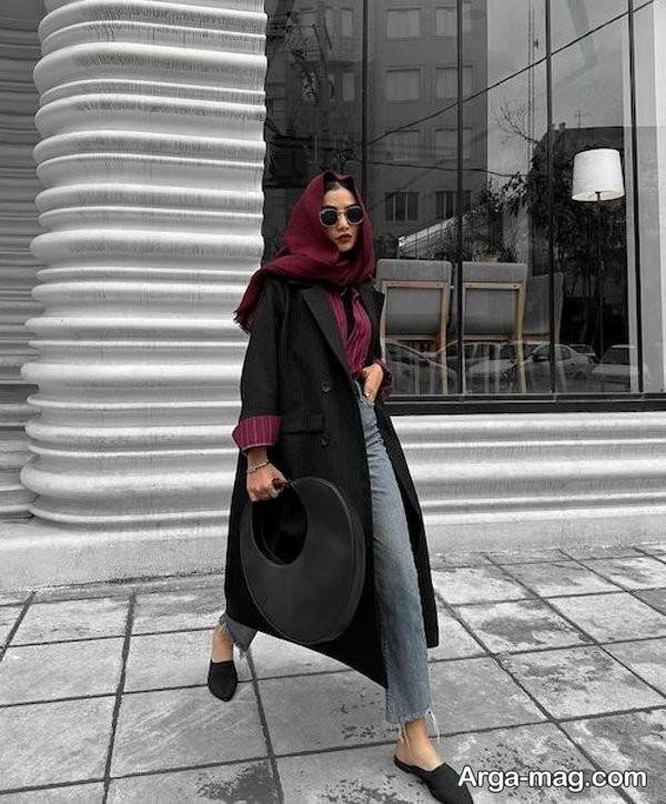 ایده منحصر به فرد استایل با رنگ آلبالویی