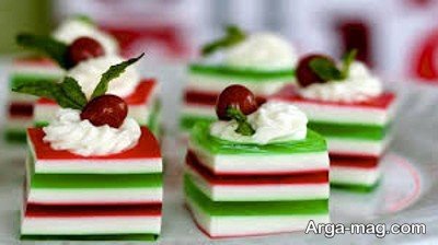 طرز تهیه ژله لایه ای