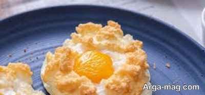 طرز تهیه نیمرو پفکی (نیمرو ابری) و فوت و فن های آن