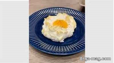 دستور تهیه نیمرو پفکی
