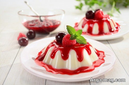 دیزاین پاناکوتا با میوه