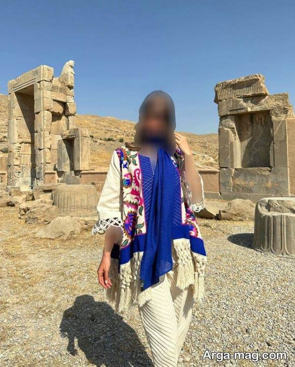 انواع ایده تیپ با مانتو کرم 