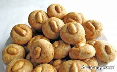 مواد شیرینی بادام زمینی 