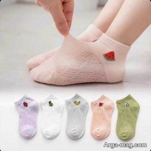 انواع مدل جوراب بچه گانه