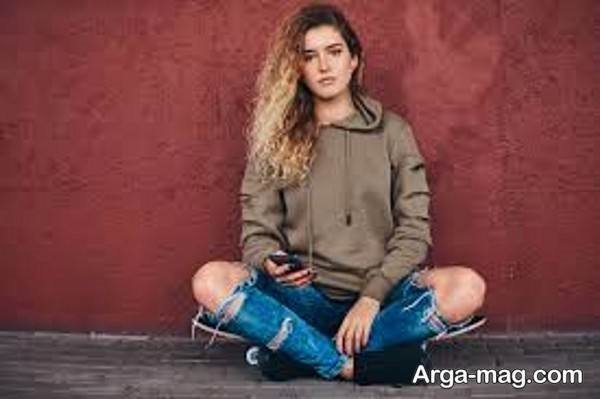 استایل پاییزی تینیجری در رنگ زیبا