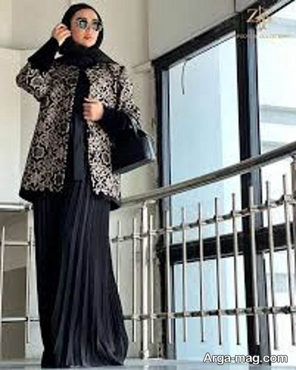 مدل تیپ با شلوار پلیسه شیک