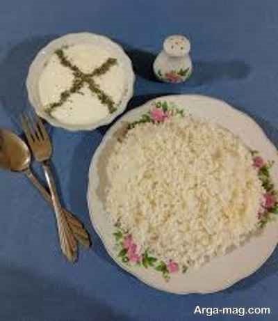 روش تهیه کته ماست