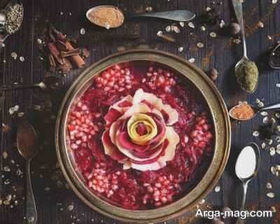 طرز تهیه ترشی لبو و سیب و انار با طعم جادویی