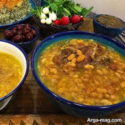 رسپی گوشت لوبیا