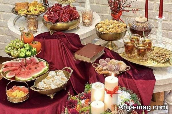 50 ایده جدید برای انواع تزیین شب یلدا عروس 1404