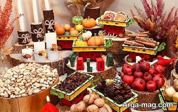ایده تزیین شب یلدا عروس شیک