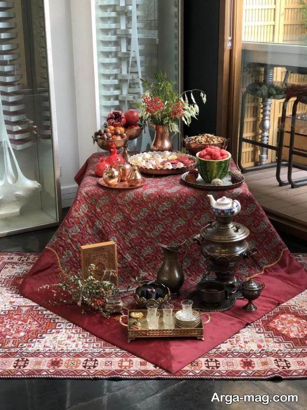 تصاویر تزیین شب یلدا عروس 1404