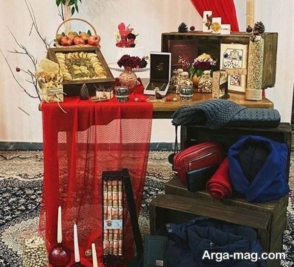 ایده تزیینات خاص شب یلدا عروس 
