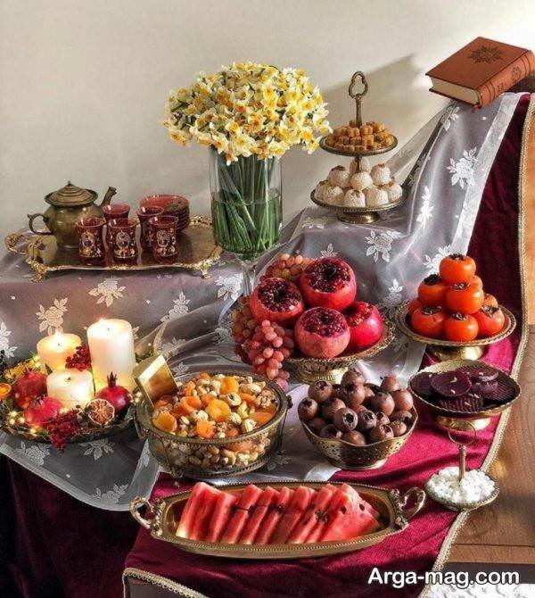 ایده خاص تزیین شب یلدا عروس 