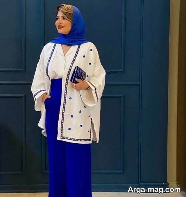 ایده های خاص تیپ با رنگ آبی