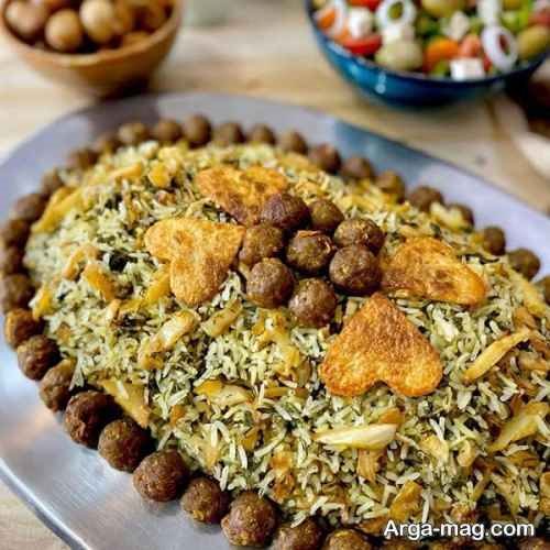 دیزاین کلم پلو در دیس